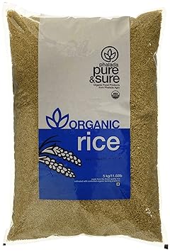 Pure and Sure Organic Brown Rice, 5kg