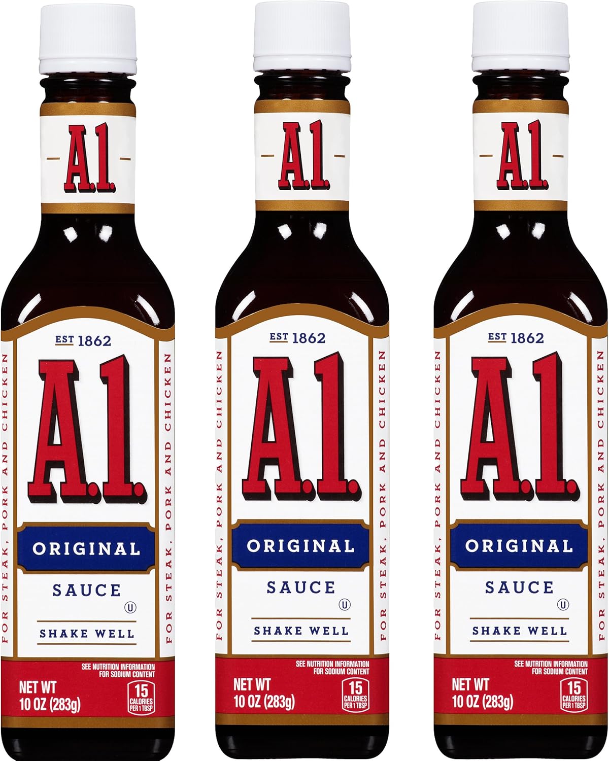 A1 Steak Sauce (Original Sauce) 283g (3 Pack) Amazon.co.uk Grocery