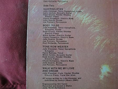 John Klemmer Touch Lp Amazon Com Music