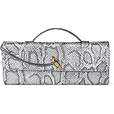 Joryin Evening Bag for Women Evening Clutch Shoulder Bag Crossbody Bag Top Handle Handbags Formal Silver Evening Purse
