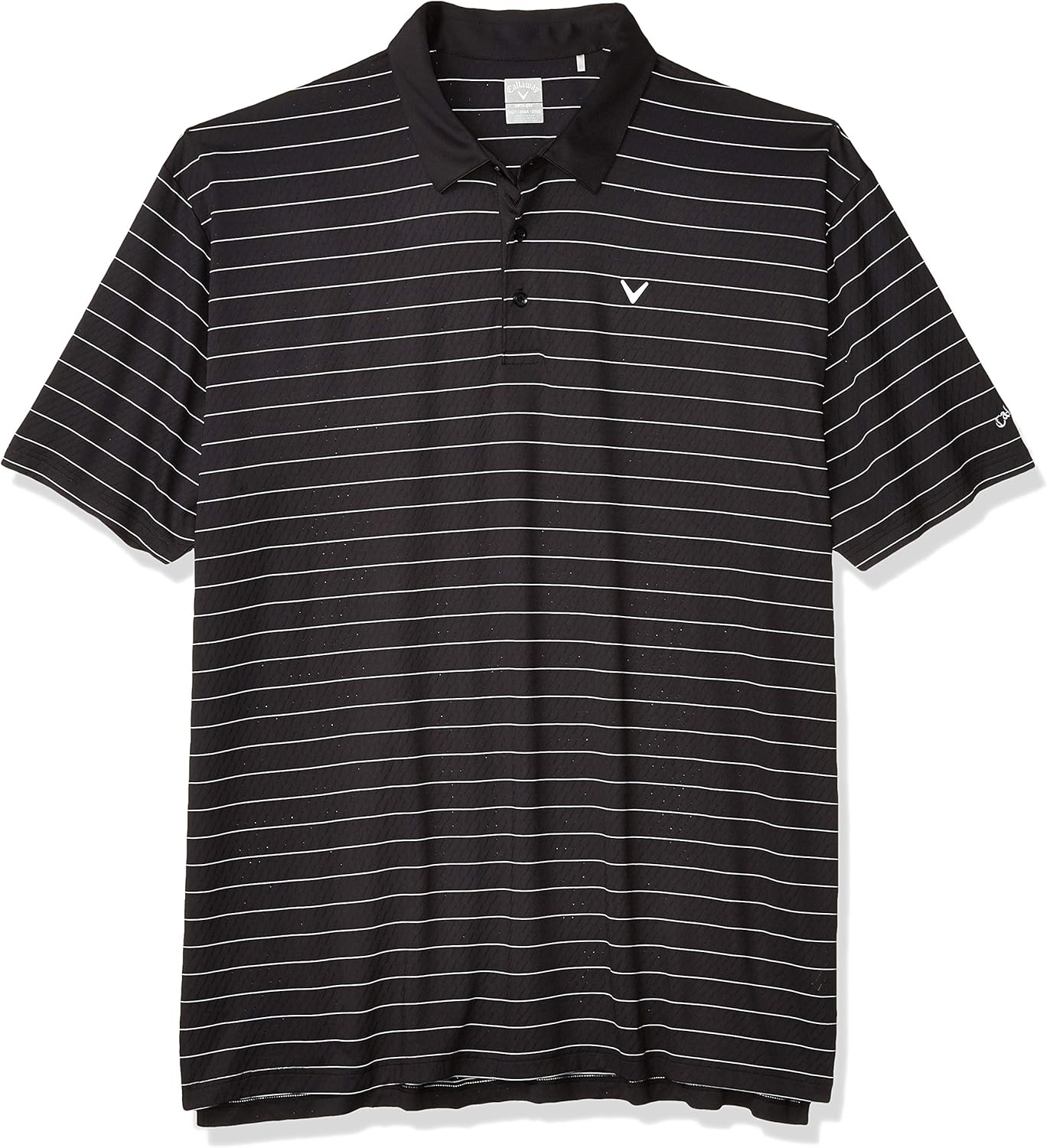 Callaway Men's Core Ventilated Stripe Polo: Clothing