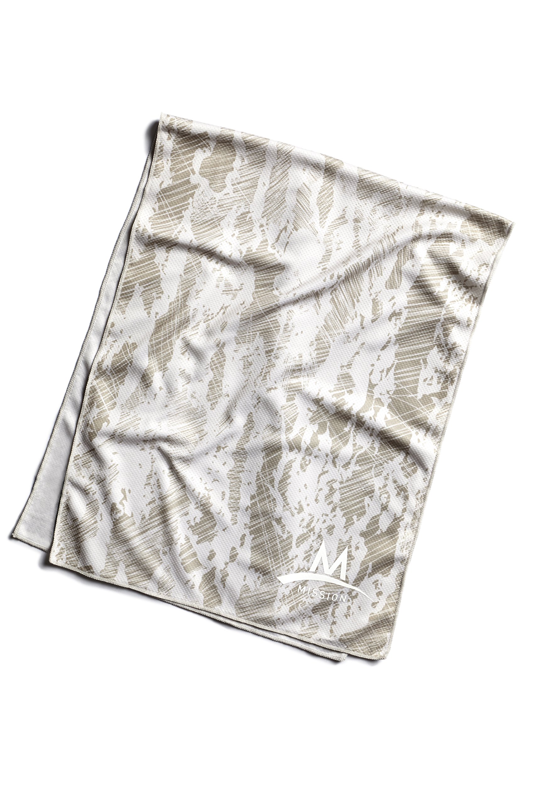 Mission Men's Tech Knit Towel, Everest Sand, OSFM