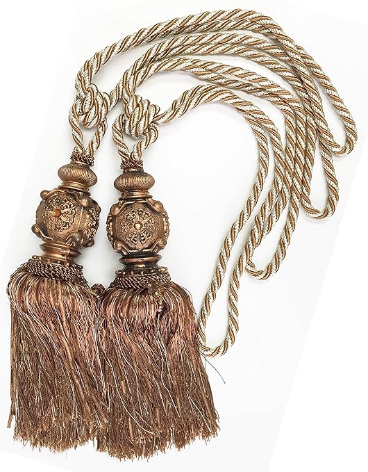 Amazon Com A Pair Of Elegant Tassels Drapery Tiebacks For Window