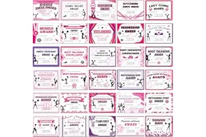 EYxsaxenk Cheerleading Achievement Award Certificates - 60Pcs End of Season Cheerleader Ceremony Award Cheerleading Championship Paper Achievement Certificate Student Reward Teacher Motivation Supply