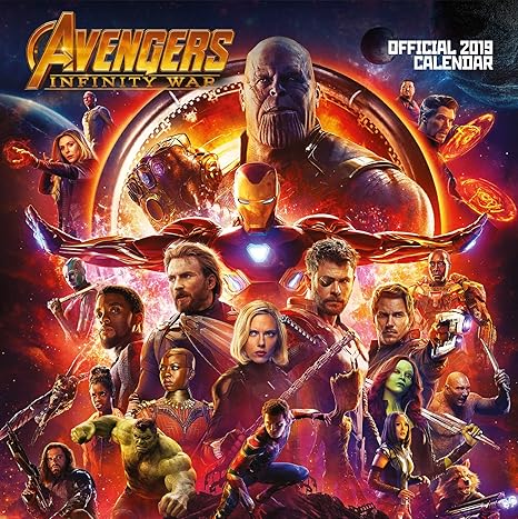 Amazon Com Avengers Infinity War Official 2019 Calendar Square Wall Calendar Format Home Kitchen