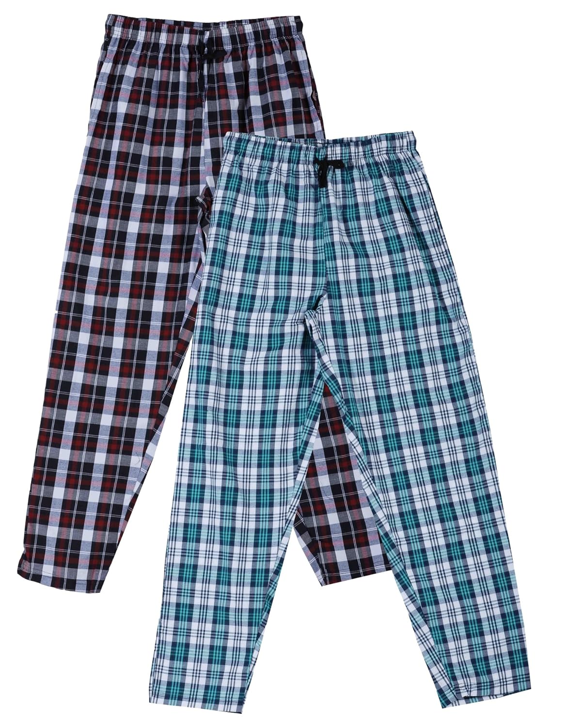 maxis men's cotton pyjama bottoms(pack of two)