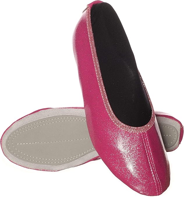 WJIAYAO Ballettschuhe Canvas - Flache Tanzschuhe Für Mädchen & Frauen In Rosa