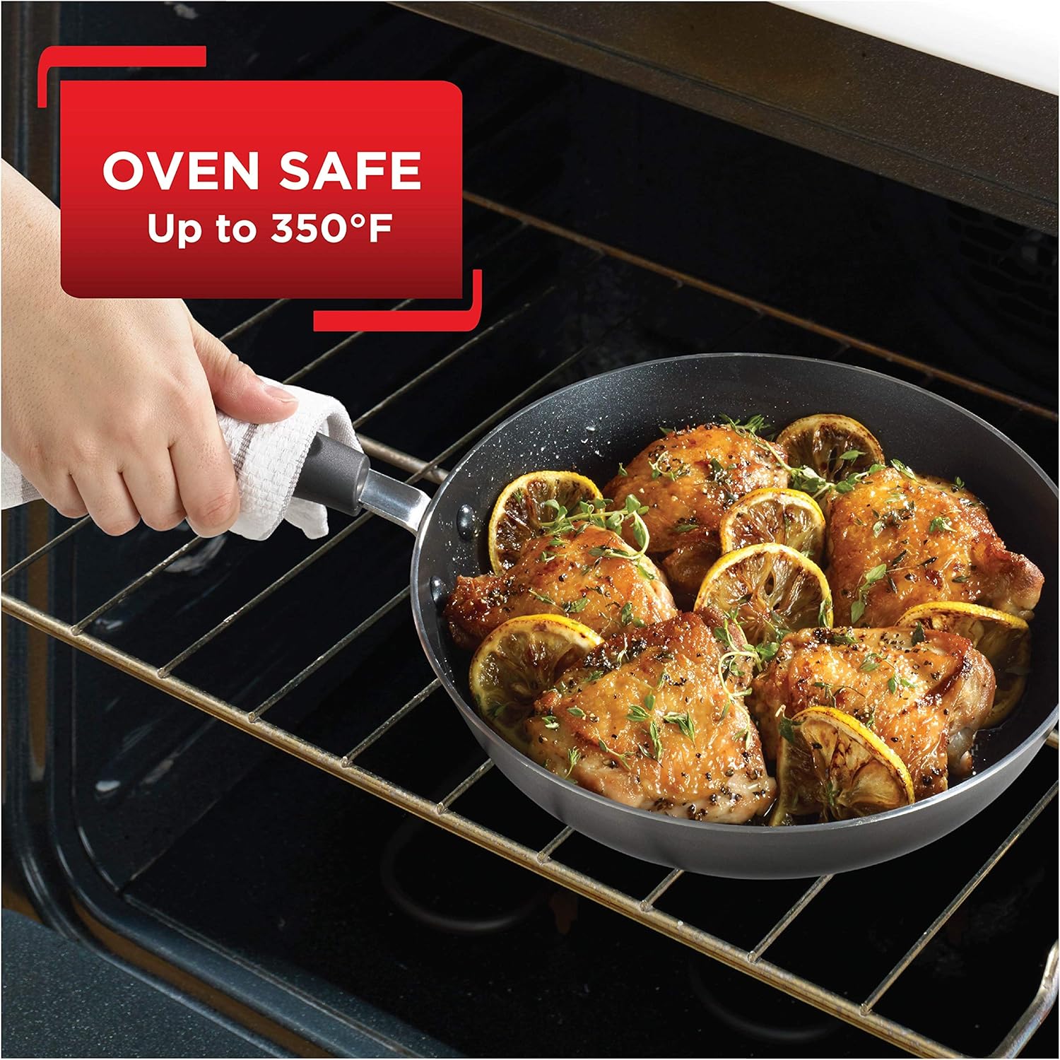 T-fal Signature Nonstick Dishwasher Safe Cookware Set, 12-Piece, Black: Pots And Pans: Kitchen & Dining