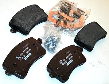 Amazon Com Oem Audi Rear Brake Pad Set 4 Pads A4 A5 Quattro S4 Q5 09 11 Textar 8k0698451a Automotive