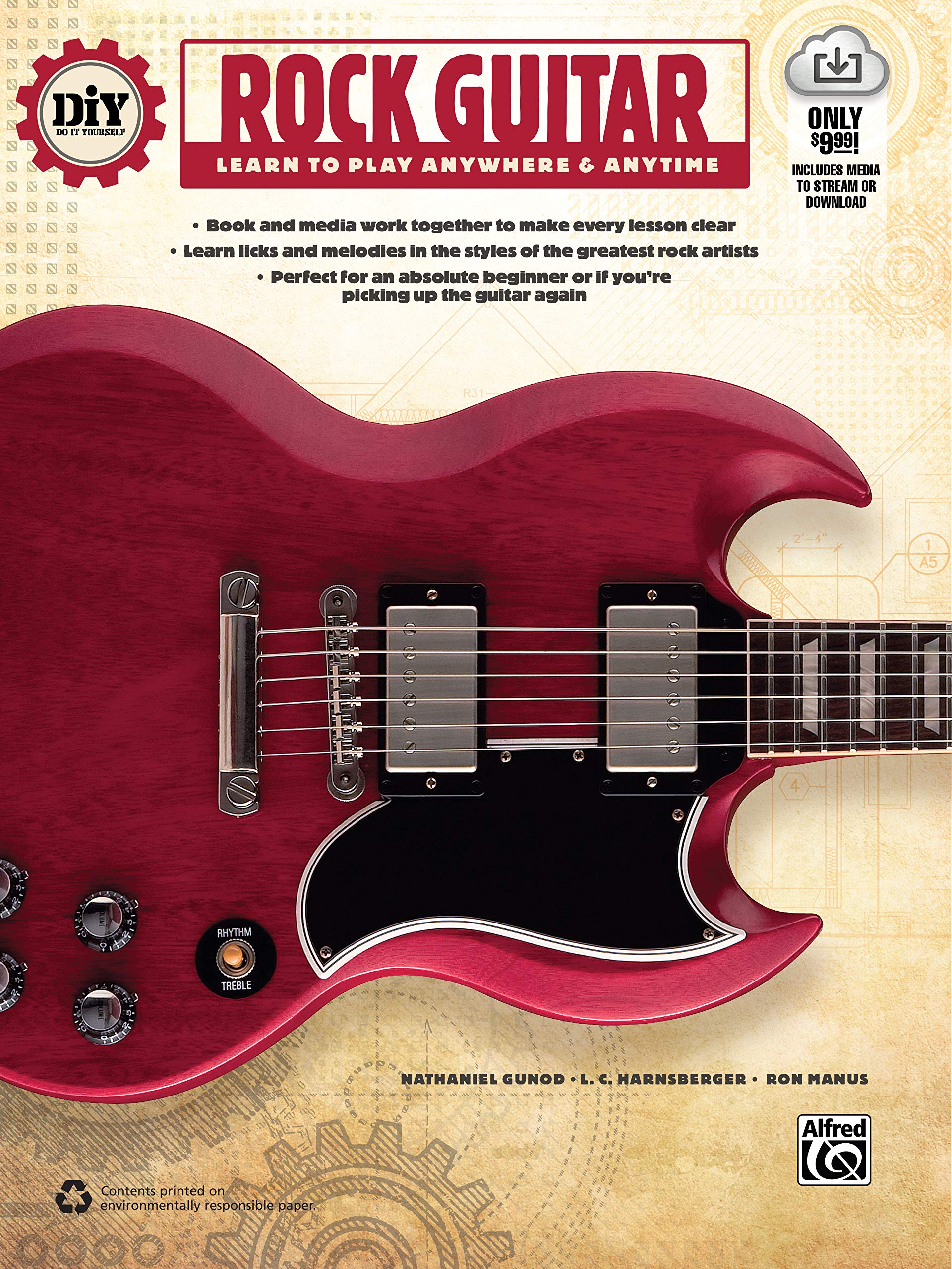 DiY (Do it Yourself) Rock Guitar: Learn to Play Anywhere & Anytime (Book & Streaming Video)