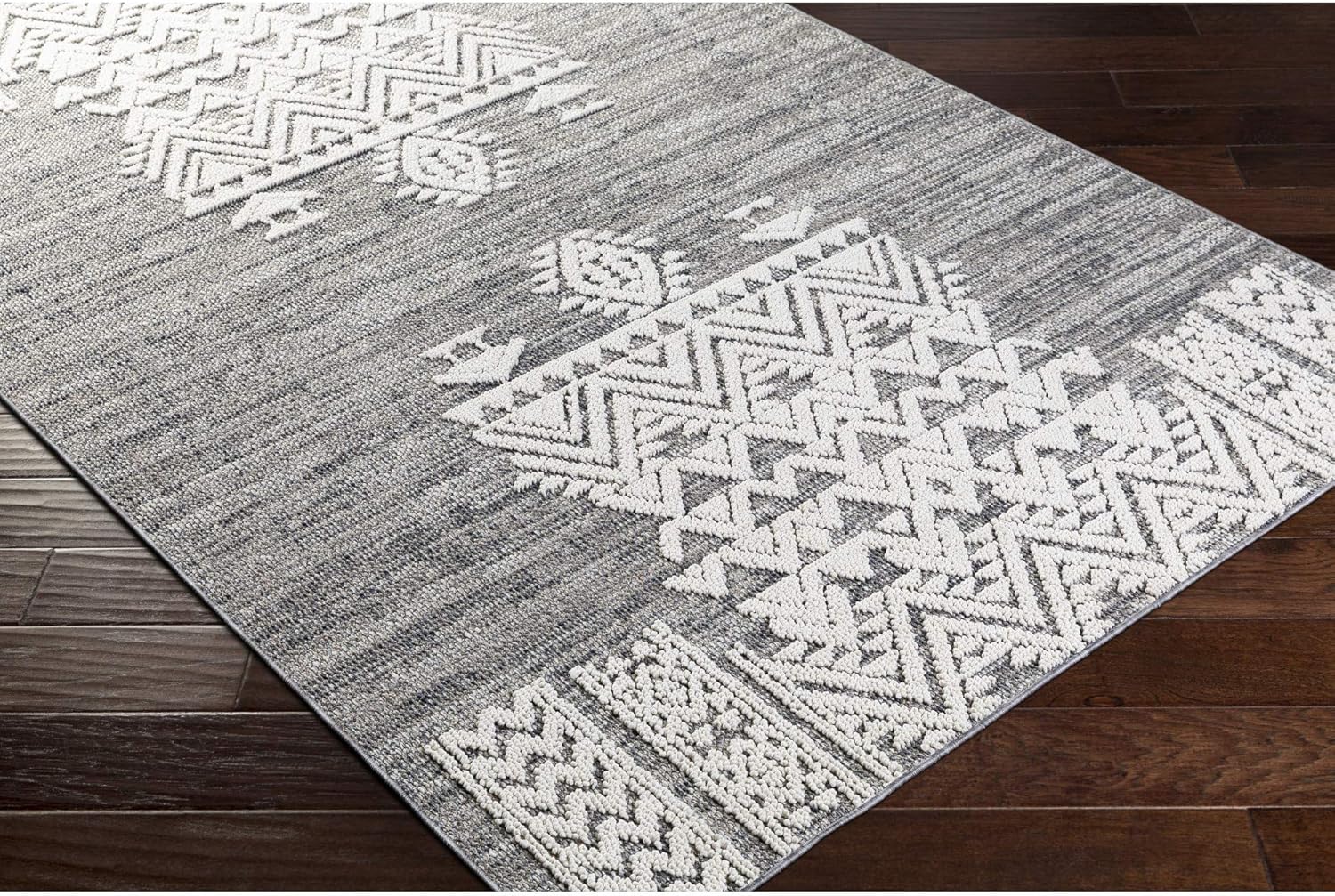 Artistic Weavers Roman Charcoal Area Rug, 2'3" x 3'9": Furniture & Decor