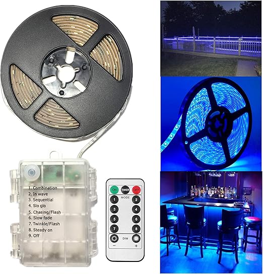 Led Strip Lights Battery Operated Waterproof,3M/9.8ft SMD