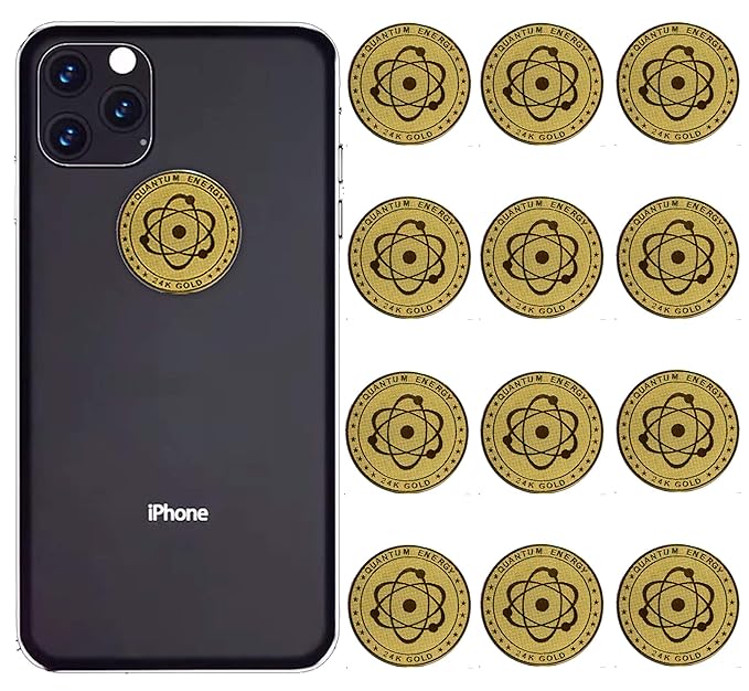 EMF Protection Sticker Anti Radiation Shield Protector, 12 Pack for