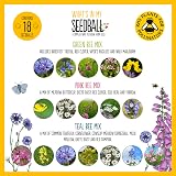 Seedball Bee Mix Wildflower Seed Bombs Pack of 3, 18 Balls UK Native view 4