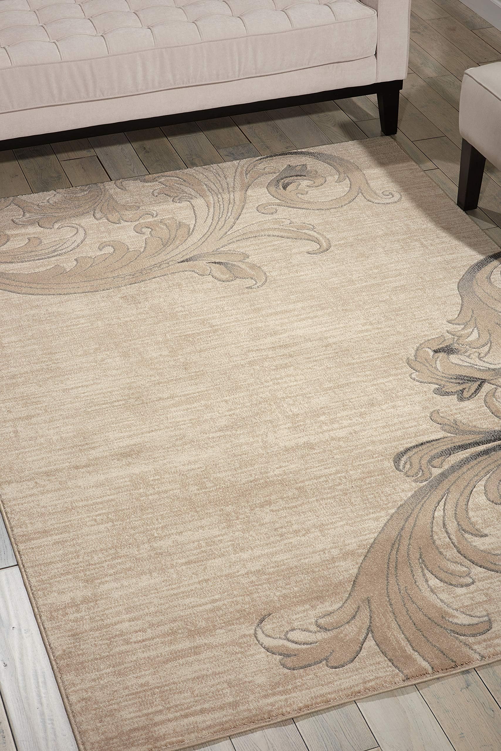 Nourison MAE05 Maxell Rug, Mocha 1.78m x 1.17m