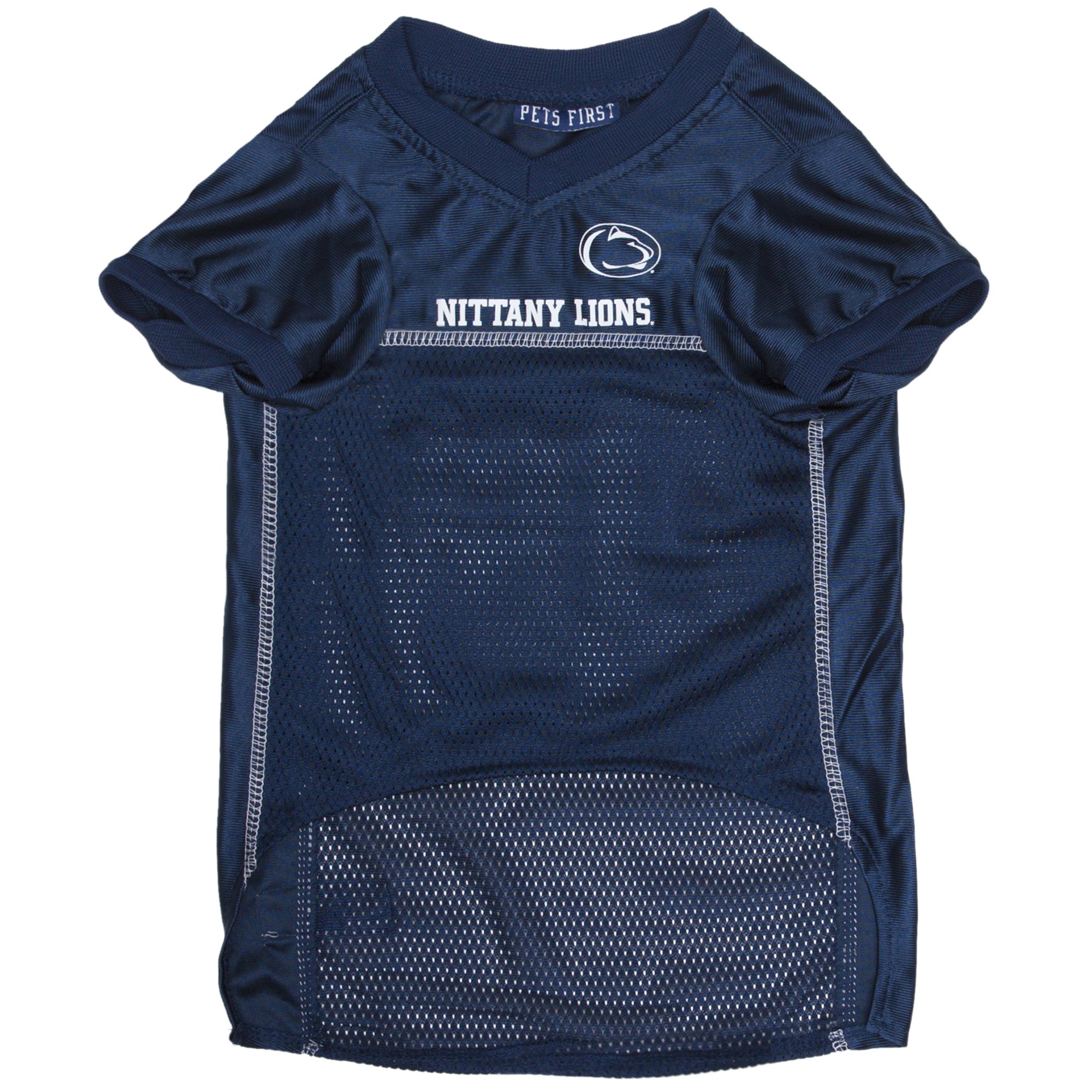 Pets First NCAA College Penn State Nittany Lions Mesh Jersey for DOGS & CATS, Large. Licensed Dog Jersey with your Favorite Football/Basketball College Team โ image 1