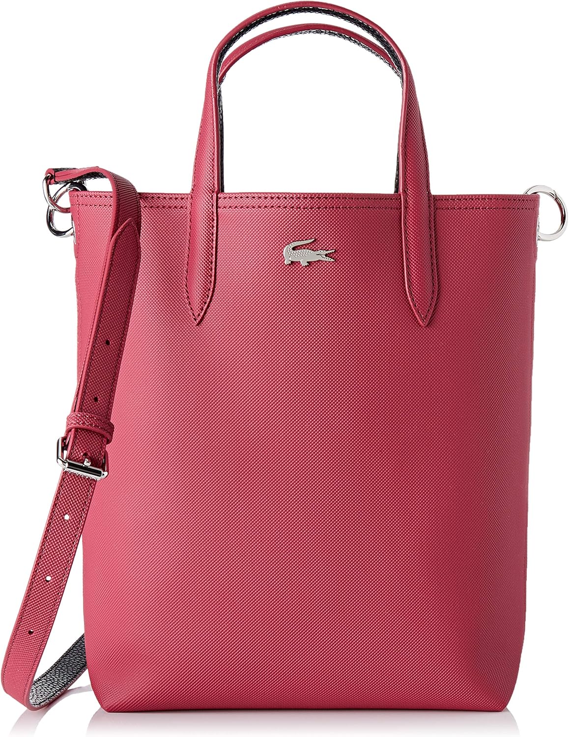 Lacoste Anna, Sac port?� ?�paule Femme,Rose (Sangria Phantom) , 10x29x22 cm (W x H x L): Amazon.fr 