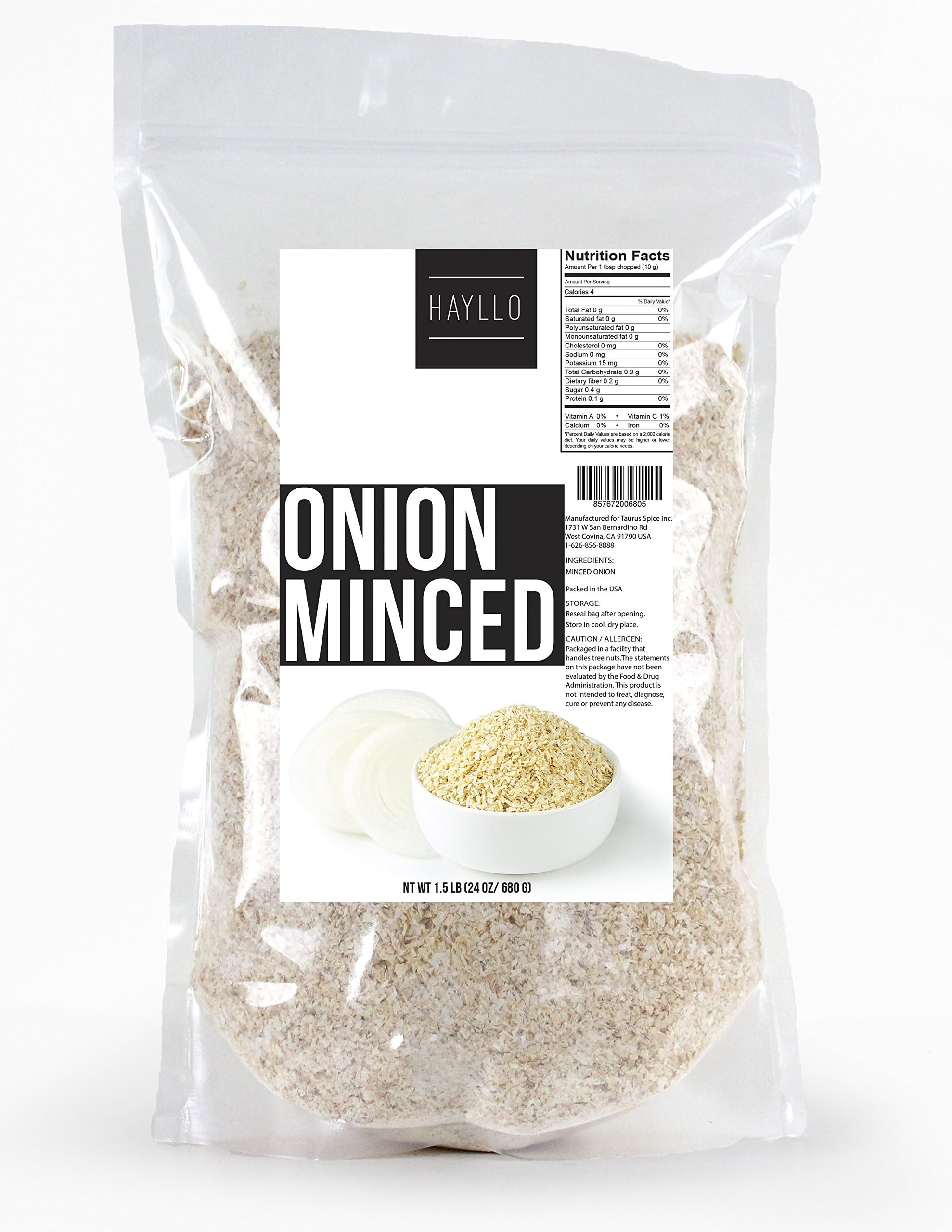 1.5 Pound Premium Quality Dehydrated Onion Minced