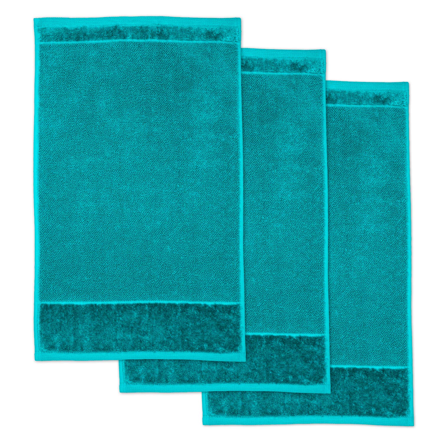 Möve Set of 3 Guest Towels, Ocean, 30 x 50 cm