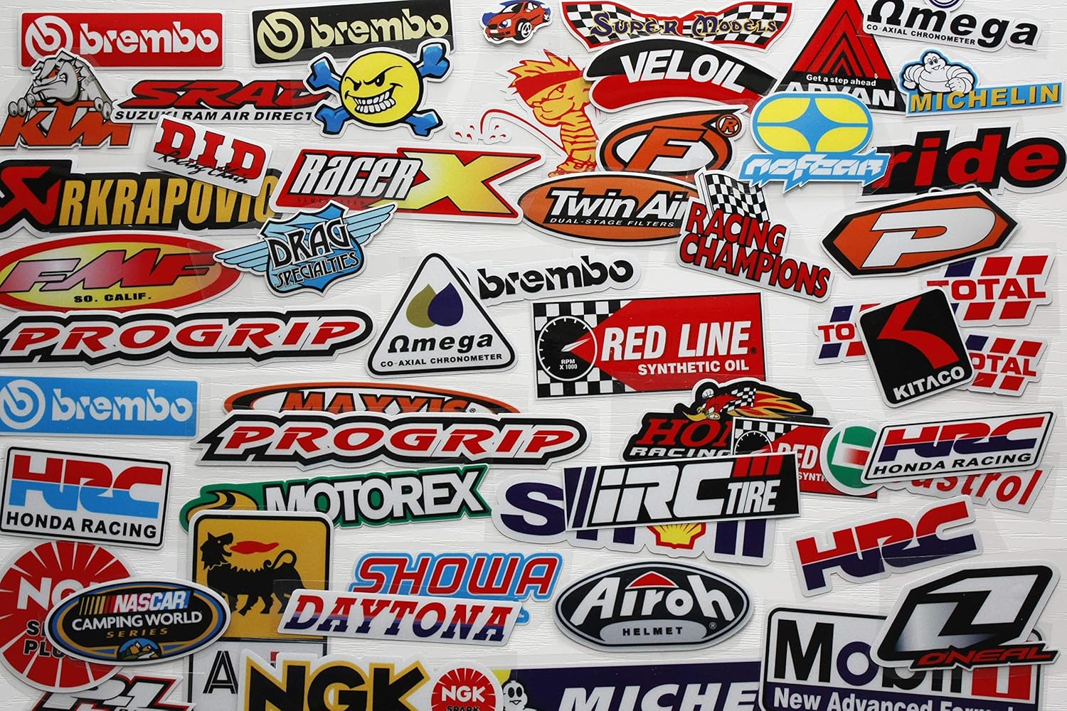 66pcs Mega Pack Car Decal Racing Decal Sticker for Cars Bumper Window