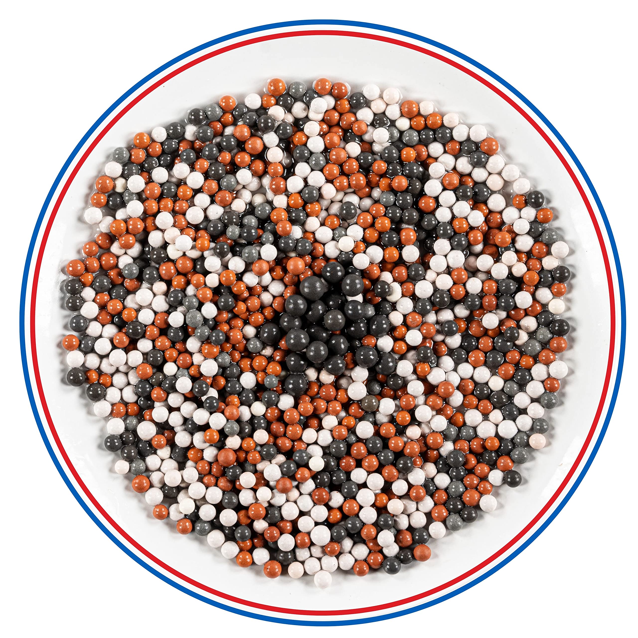 Aecodune Refill Anti-Limescale Shower Head - Beads for Water and Chlorine Filter - Relax at Home - Softening Bead Filter Kit - 4 Filters Including Negative Ions