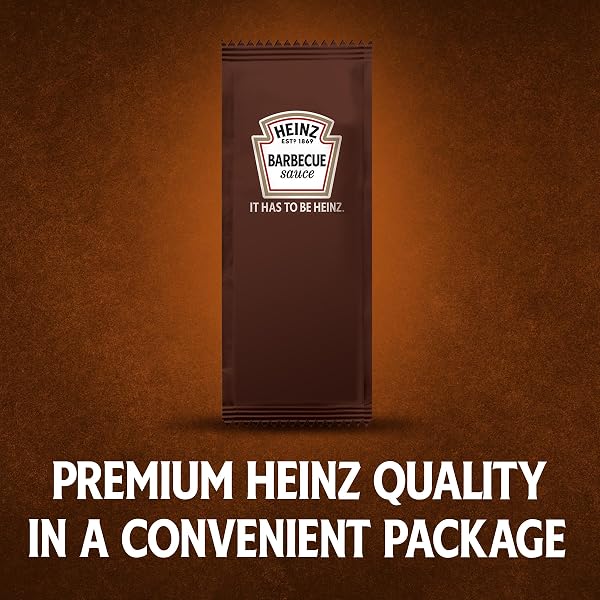 HEINZ BBQ SAUCE SINGLE SERVE PACKET (0.4 OZ PACKETS, PACK OF 200)