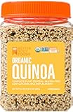 Organic Quinoa, Vegan, Non-GMO Grain with Protein, Fiber, and Iron (1.5 lbs.)
