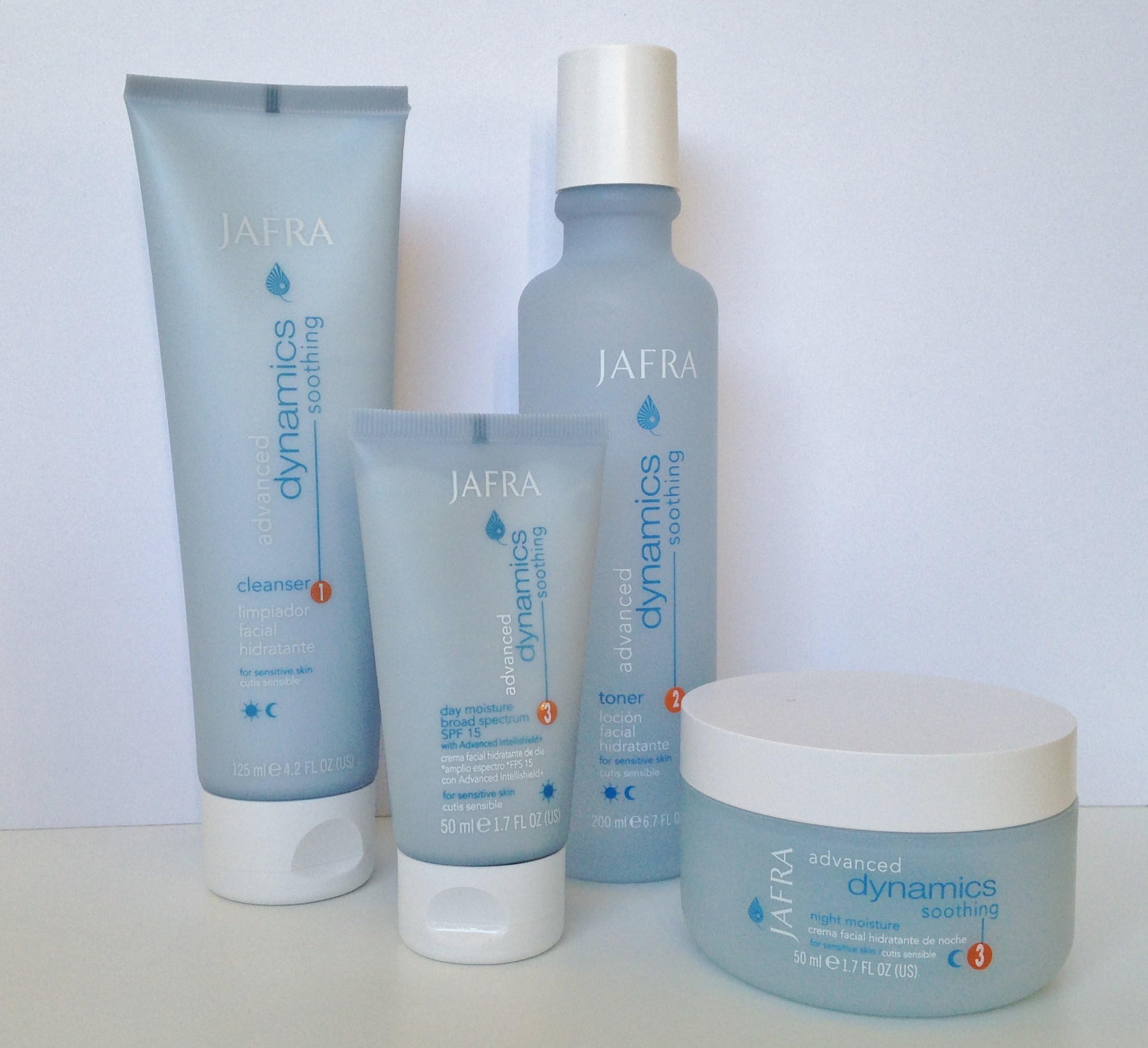 Jafra Advanced Dynamics Soothing, Care for the Body Set 4 Pieces