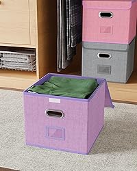 Oterri 3 Pack File Organizer Box,File Box,Small