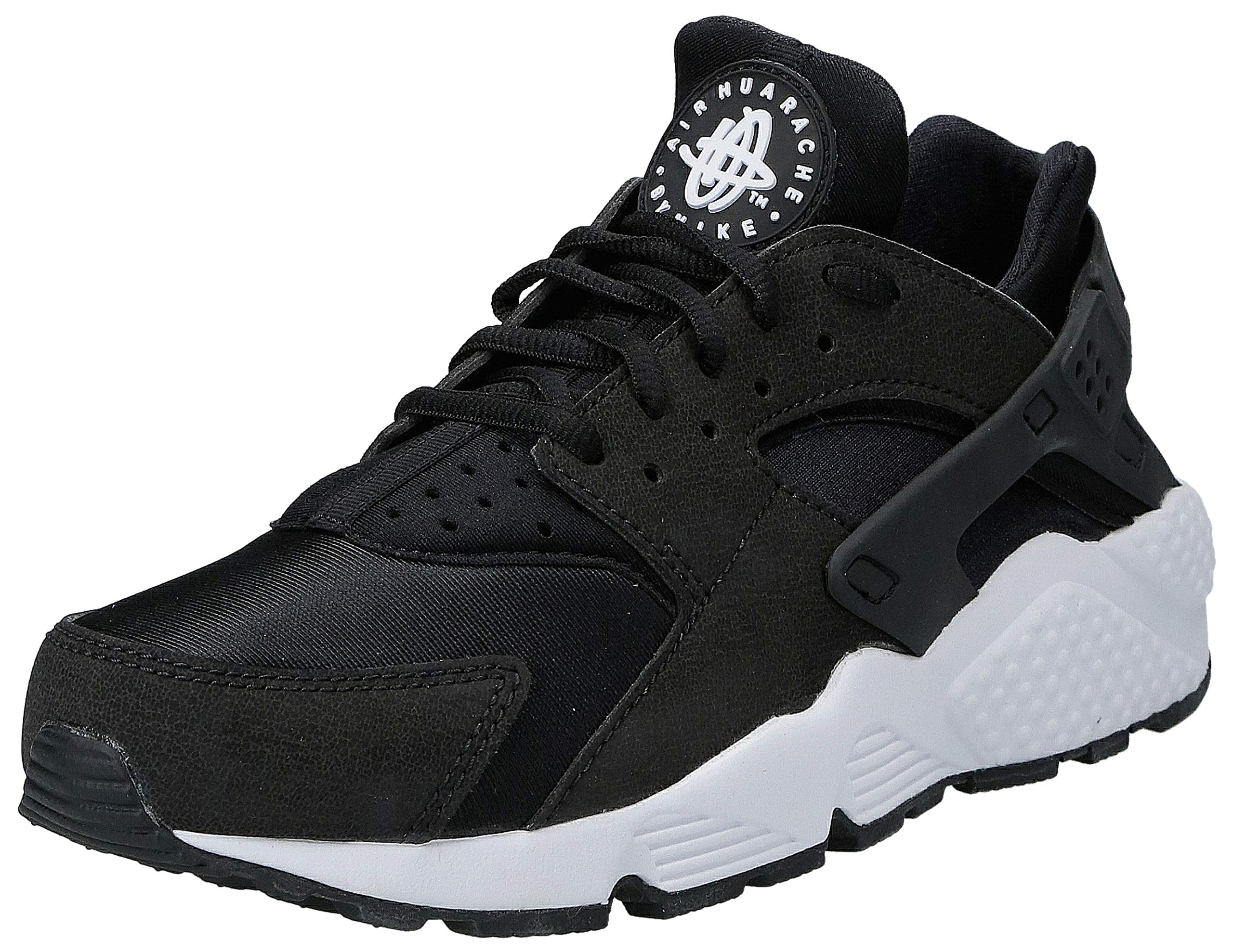 white and black huaraches womens