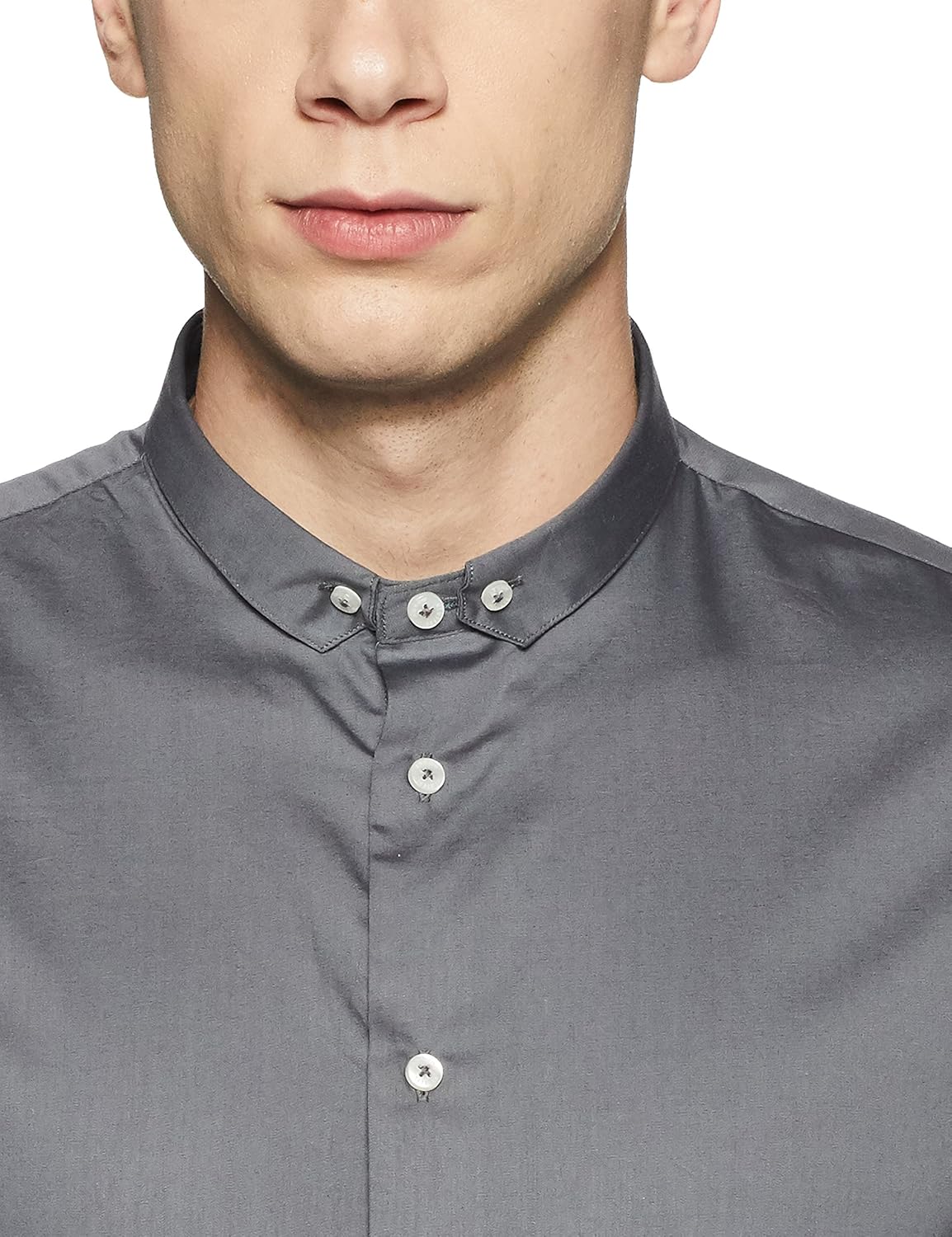 arrow newyork men's solid slim fit formal shirt