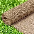 Wukfuiui 40"x15 Feet Garden Burlap Multipurpose Burlap Tree Wrap, Burlap Fabric Premium Weed Barrier,Erosion Control, Natural Burlap Rolls, Jute Fabric, Landscape Burlap for Outdoor Plant Gardening