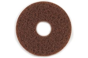 Oreck Commercial 437049 Orbiter Brown Scrub Pad, 12 in. Diameter, Abrasive Pad for Stripping Floors, Use with ORB550MC Oreck Commercial Orbiter Hard Floor Cleaner Machine