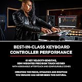 M-Audio Oxygen Pro 61 MIDI Keyboard Controller with NKS Beat Pads Faders view 2