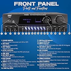 Pyle Wireless Bluetooth Power Amplifier System, 200