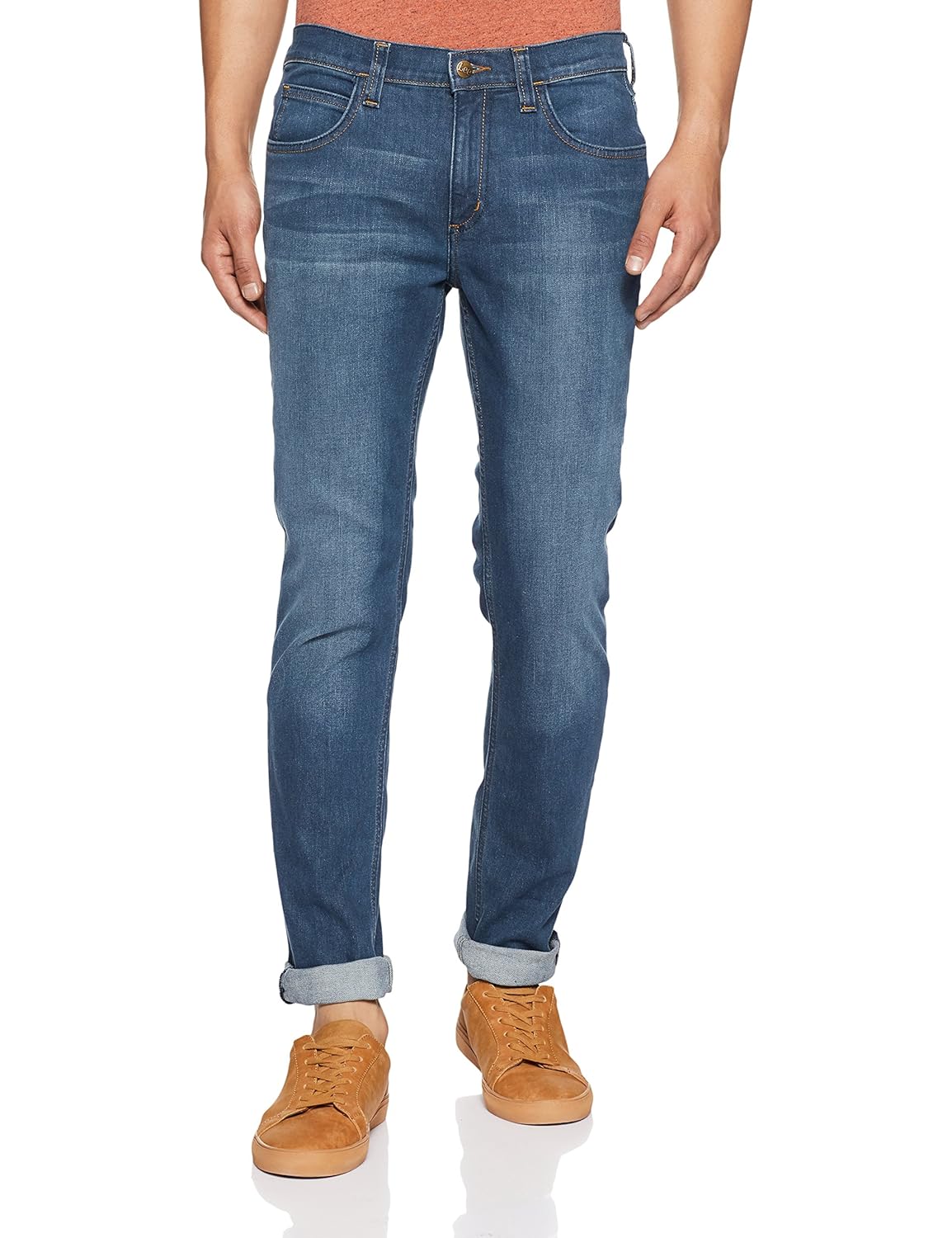 lee men's skinny fit jeans