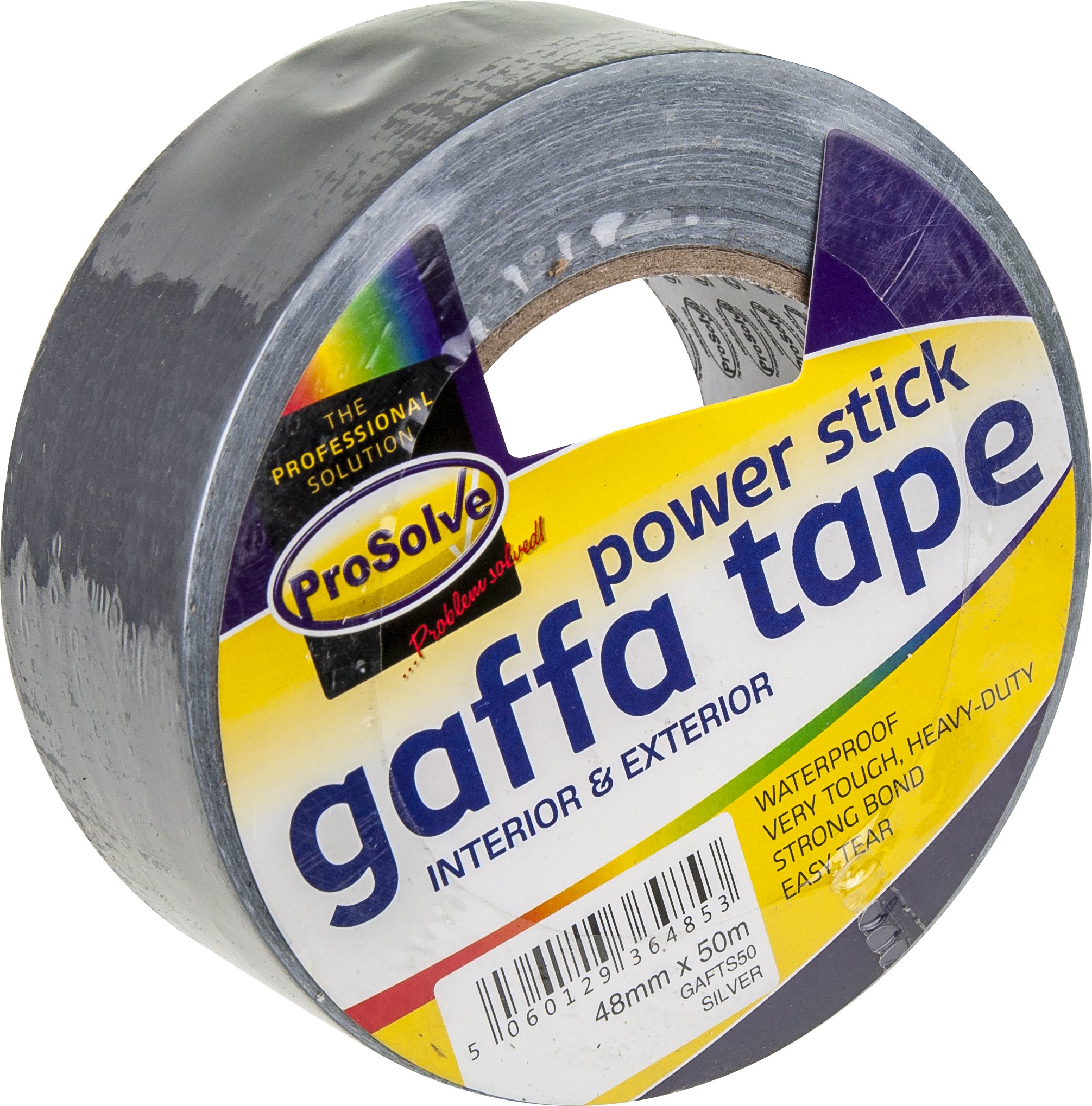 Prosolve GAFTS50 Gaffe Tape 50 mm, Silver