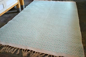 Duck Egg Creme Off Weiss Moderner Chevron Zig Zag Naturliche