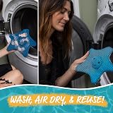 STAR SPLASH Hot Tub Scum Absorber Stars 3D Honeycomb Sponges 2 Pack 10x10 In view 5