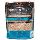 Camerons All Natural Extra Fine Hickory BBQ Wood Chips, 260 Cu in Bag, 2 Lb | Kiln Dried Wood Dust Shavings for Cocktail Smok
