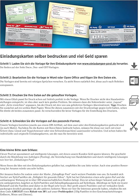 Diverse Motive 100 150 Einladungskarten Geburtstag Originell Individuell Witzig Zum Selber Bedrucken Professionelle Vorlagen 100 Motiv Krankenschein Gelb Briefpapier