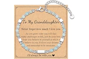 IKIATY Tiny Beaded Bracelet Gifts for Bestie Friend Sister Daughter Granddauhgter Niece, Christmas Birthday Valentines Day Gifts for Teen Girls Women Her