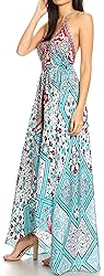 Sakkas 1817 - Lizi Womens Maxi High-low Halter