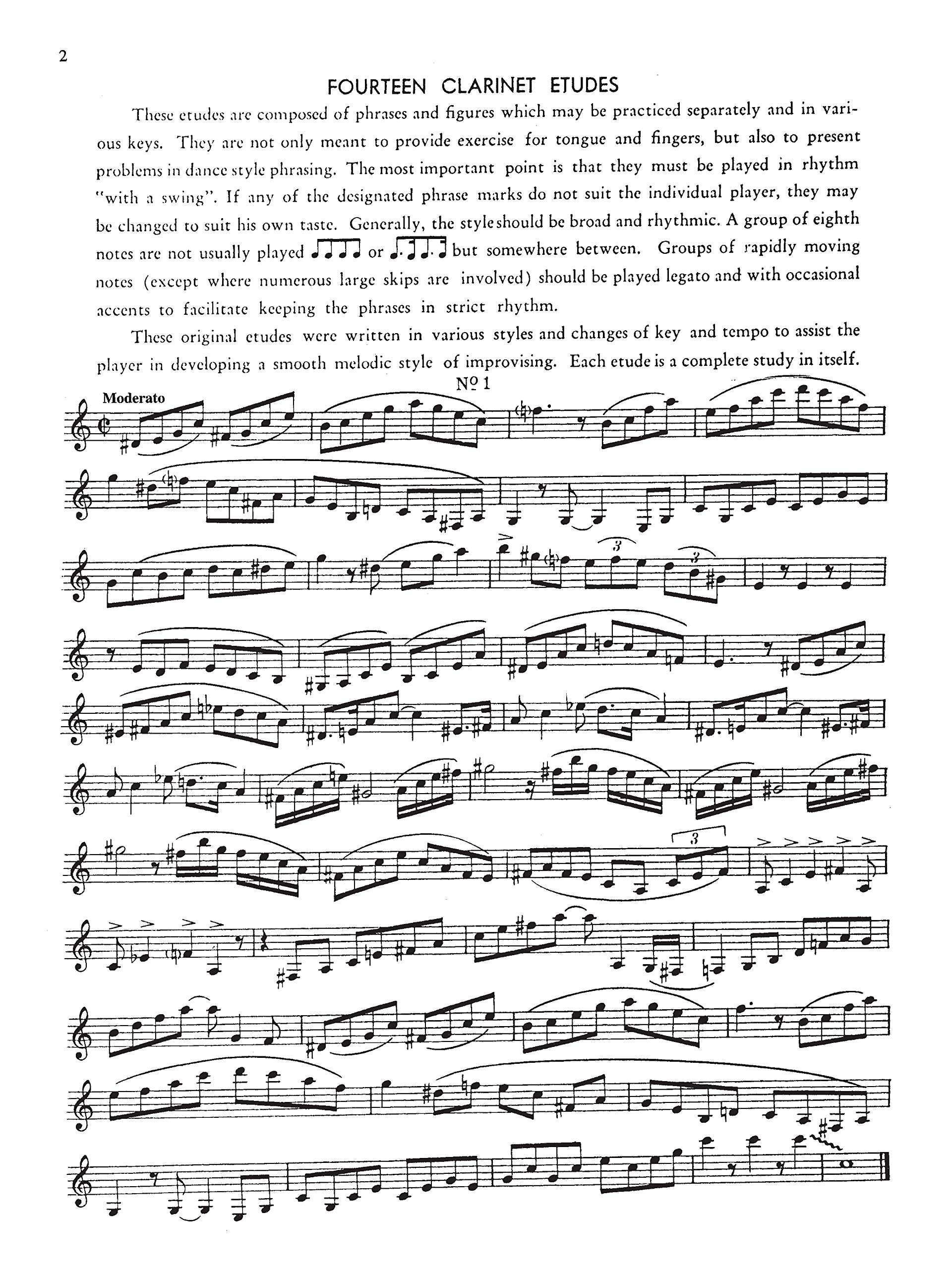 Amazon Com Artie Shaw S Jazz Technic Bk 2 Fourteen Clarinet Etudes 0029156158649 Artie Shaw Books