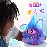 Furby Electronic Plush Toy Talking Interactive Purple 6 inch Lights Sings view 4
