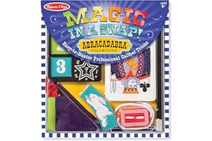 Melissa & Doug Magic in a Snap! Abracadabra Collection Magic Tricks Set (10 pcs) Tricks for Kids Ages 4+