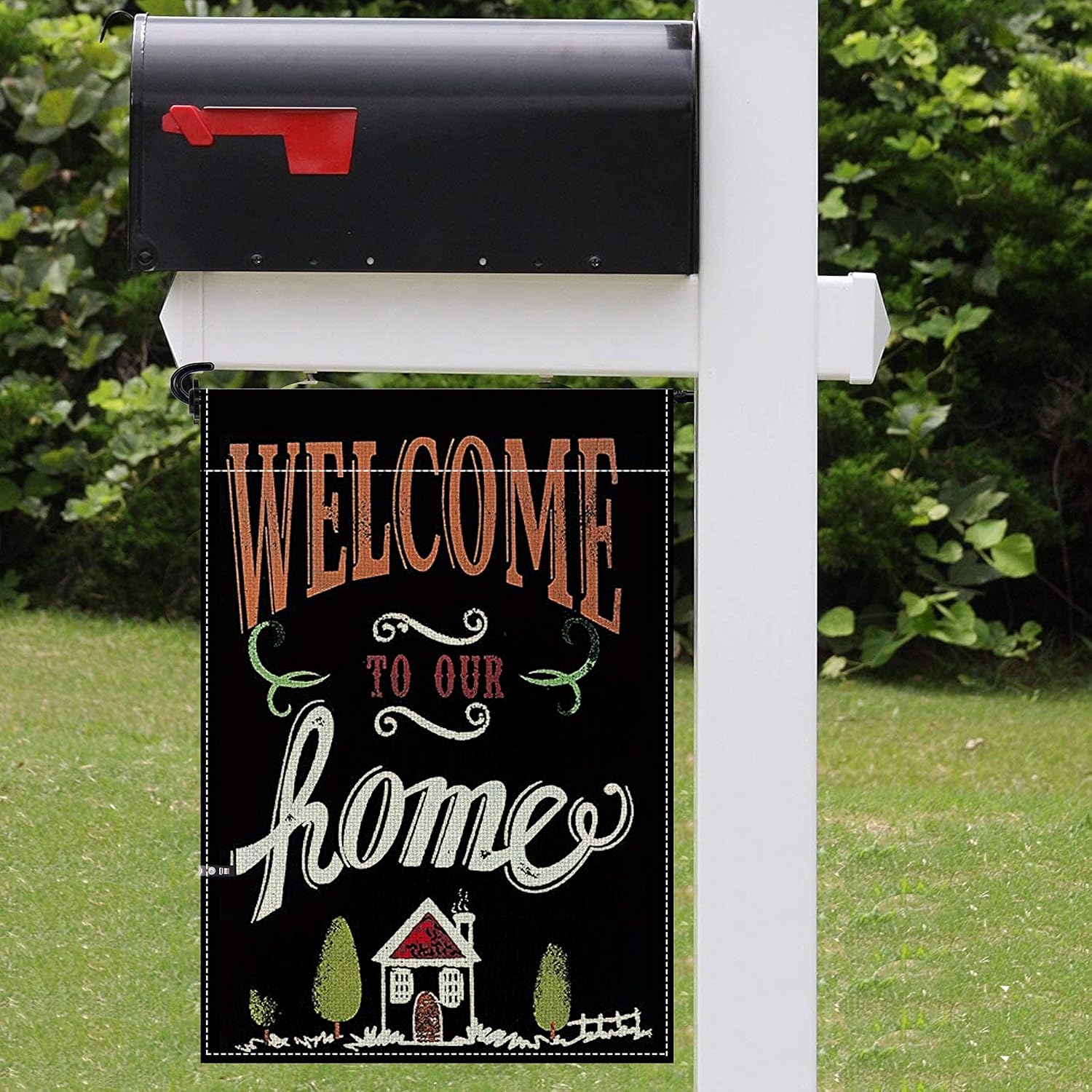 Tuoyi Welcome Spring Garden Flag, 18 x 12.5 Double Sided Design Spring Summer Rustic Farmhouse Burlap Yard Outdoor Decoration, Indoor & Outdoor Decorations : Garden & Outdoor
