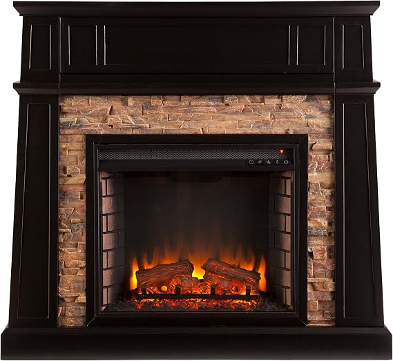 Media Electric Fireplace Remote Control Space Heater