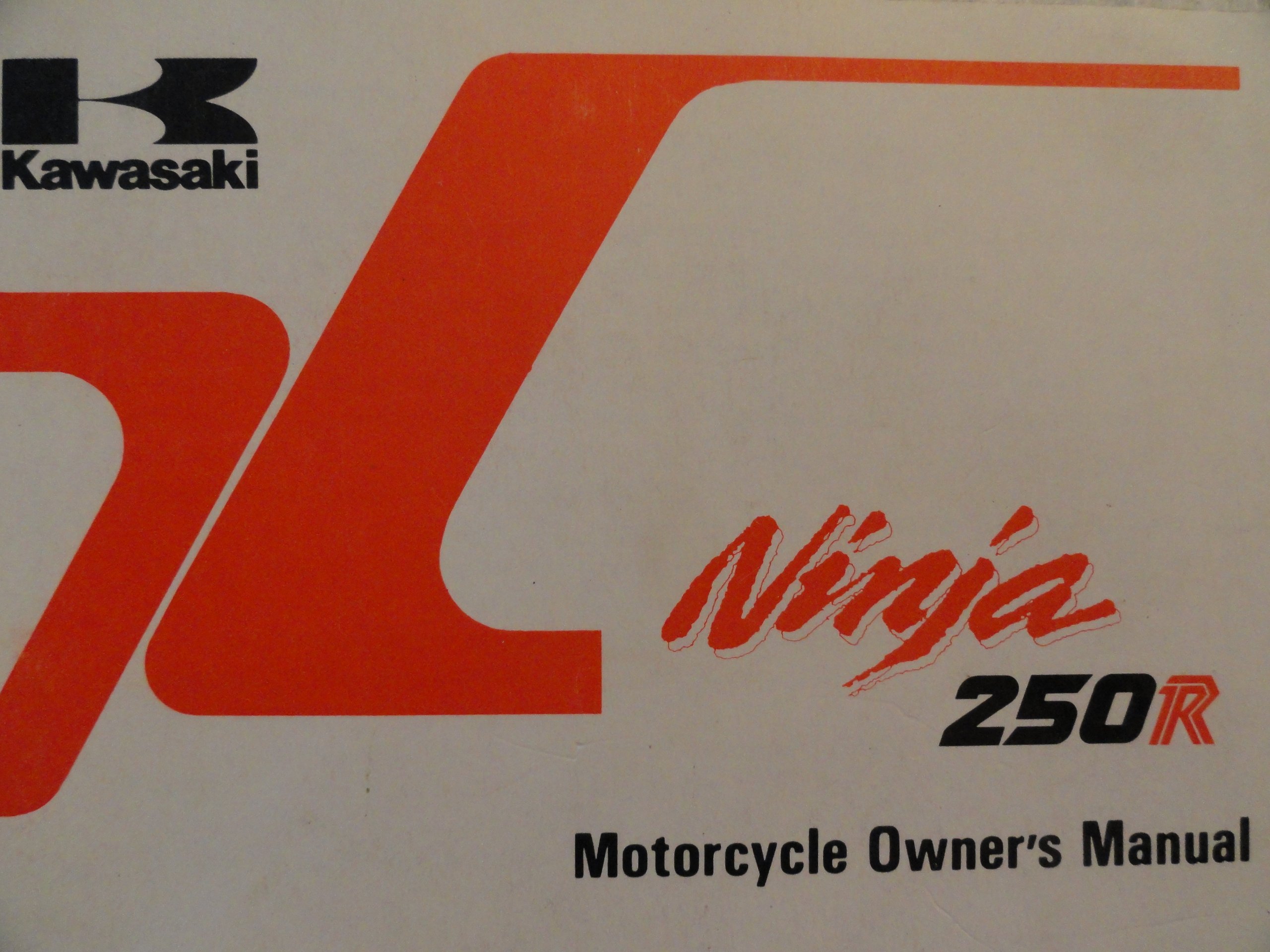 1991 1992 Kawasaki Ninja 250 R Owners Manual Paperback – 1991