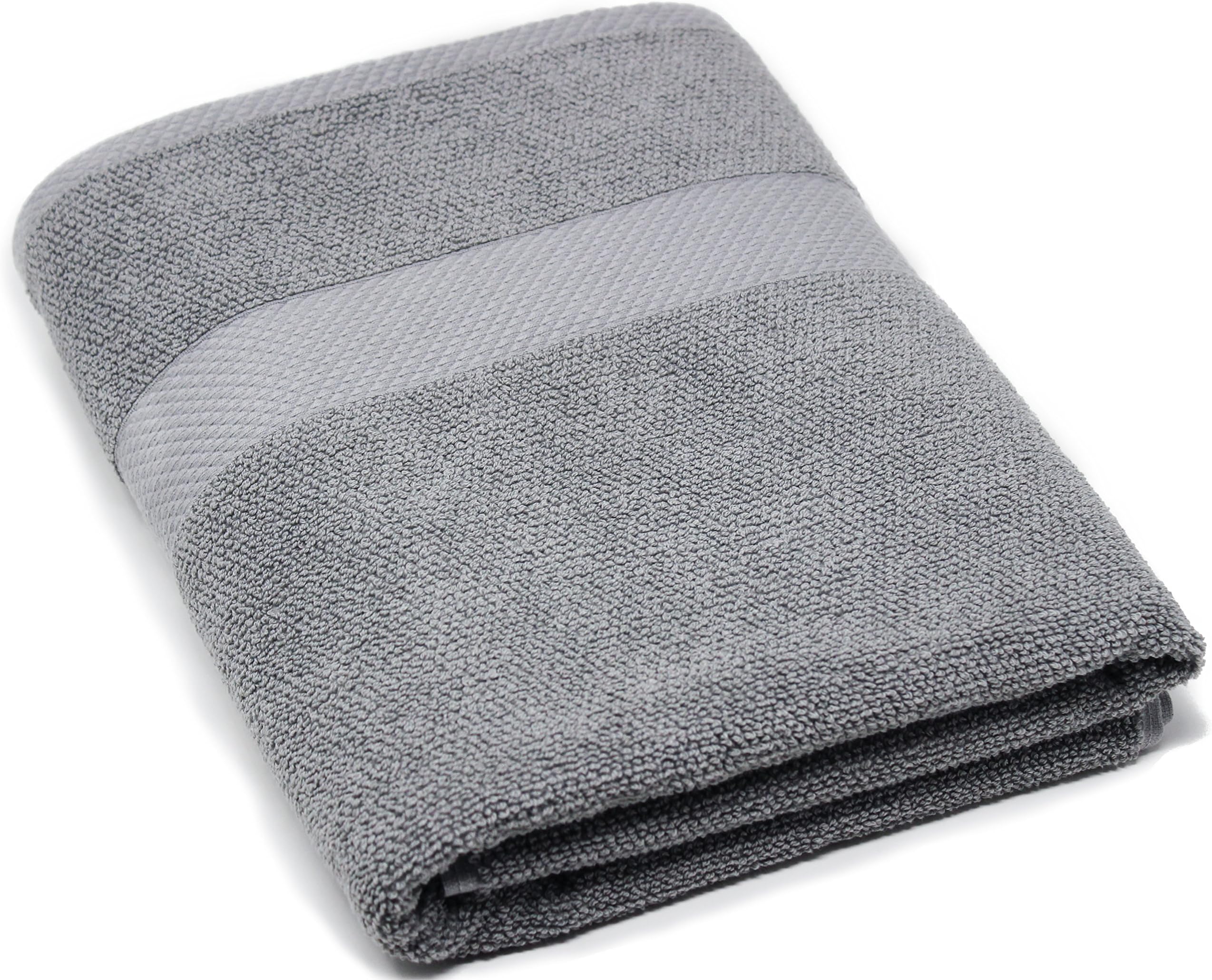 Maura Premium Bath Sheets 100% Cotton 35x70 Oversized Ultra Absorbent Quick Dry Soft Towel Set for Bathroom Extra Large Bath Towels, Cool Grey